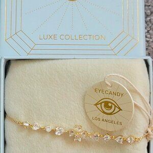 EyeCandy Gold Tone Bracelet